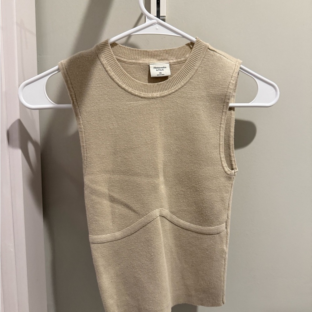 Abercrombie & Fitch Cream Tank Top